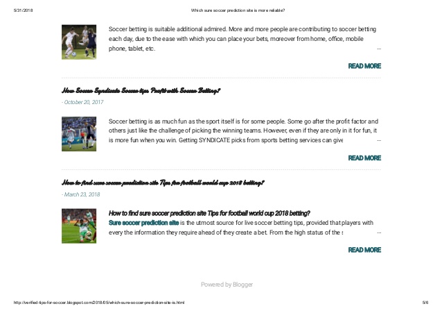 soccer predictions sites